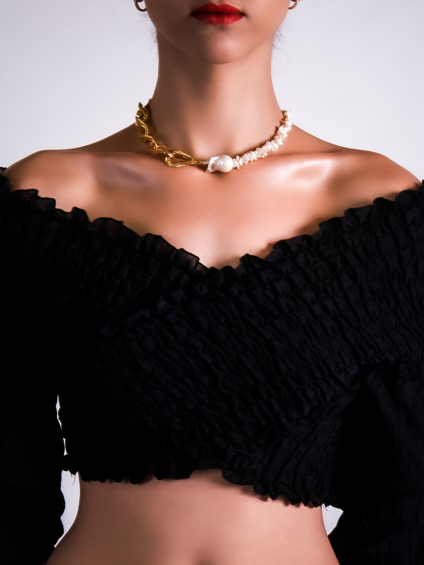 14-karat vergoldeter Chocker
